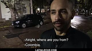 Sexy Latin Twink Gags On Big Cock With Passion