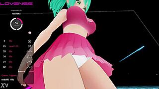 mystic hentai magical girl vtuber sways hips in web chat