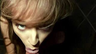 Slutty blonde Leila Cove loves fat dick from behind in doggystyle