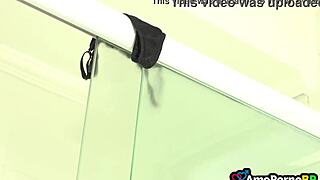 Young Brunette Teen Sniffs Her Cousin's Panties and Gets Aroused