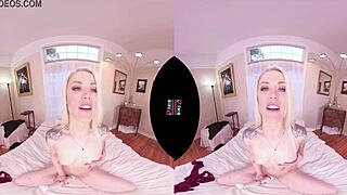 Ash Hollywood's Skinny POV Masturbation in VR