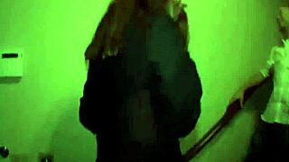 i watch sara stone give blowjob and get double fucked