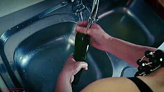 sexy mature stepmom cooking