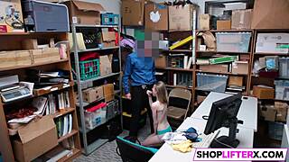 Shoplifting Sweety Catarina Gets Caught In Store
