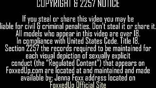 Jenna Foxx Finger Fucks Her Pussy!