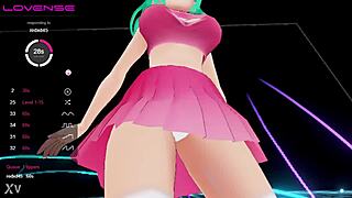 mystic hentai magical girl vtuber sways hips in web chat