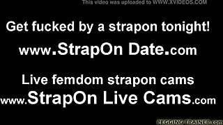 i hope you are ready for a hard pegging with strapon domination