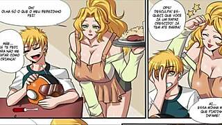 blonde stepmother bent over in raw fucking cartoon fantasy