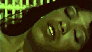 Vintage Scene of Black Pussy and White Cock