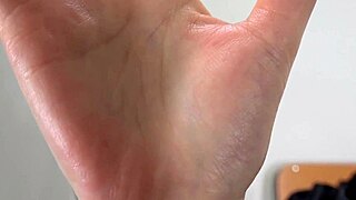 wet asian japanese female hands in a fetish setting