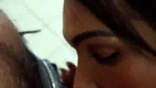 Latina Shemale Sucks Neighbor with Big Tits and Tattooed Ass