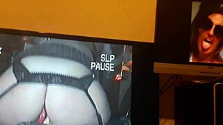 Stockings Tease In Bedroom Scene!