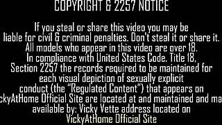 vicky vette sucks her lover's monster cock after audition sensually