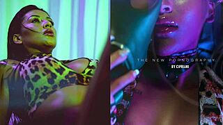 Stepdaughter Caught Masturbating with Natural Tits