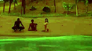 Alissa's Rough Foursome With Blowjob And Assfucking!