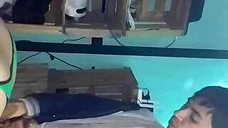 i put on green buccaneers, she sucked my cock and we fucked doggy style bent over