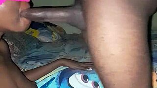 Horny Girlfriend Masters First Deepthroat Blowjob