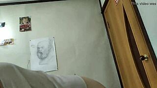 Wife face cumming from cumming on her face + pleasure of spanking
