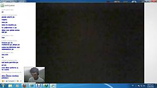 Presenting a peek up his ass before returning to the webcam