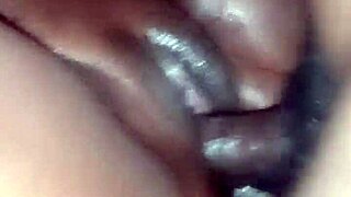 couple fucks ass and pussy in close up