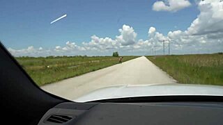 Alby the Goat Picked Up for POV Redhead Blowjob on July 4th