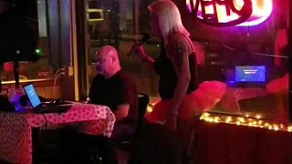 Blonde Shemale Transsexual Party Featuring Hardcore Fucking And Sucking