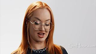 philanthropist turned pornstar in interview with redhead bubble butt