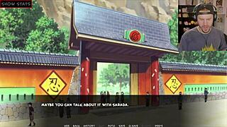 SOMETHING STRANGE IS HAPPENING IN THIS NARUTO GAME SARADA TRAINING THE LAST WAR