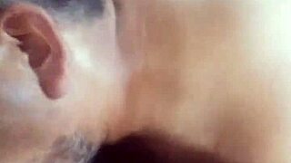 Latino Deepthroats And Licks Massive Black Shemale Monster Cock!