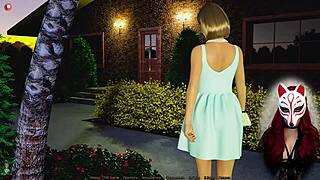 special request for blonde cosplay babe with big tits getting cumshot