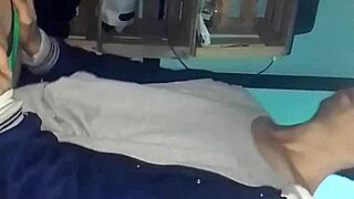 i put on green buccaneers, she sucked my cock and we fucked doggy style bent over