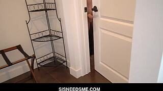 naughty teen step sister izzy lush fucked while playing tag game with step brother pov