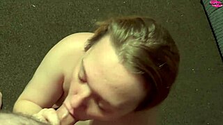 Cute Girl Sucks Cock and Swallows Cum!