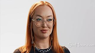 philanthropist turned pornstar in interview with redhead bubble butt