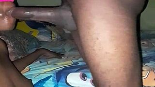 Horny Girlfriend Masters First Deepthroat Blowjob