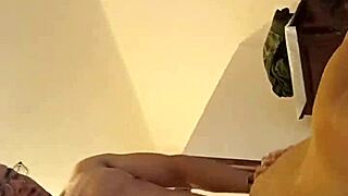 Babysitter Bent Over For Intense Blowjob In Bath!