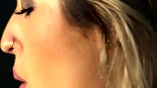 Slutty Blonde Teen Licks Petite Pussy