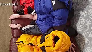 north face baltoro leather sofa fun with four down jackets