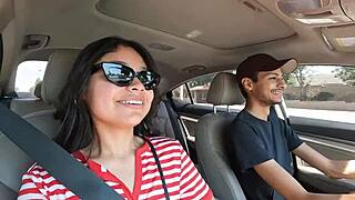 Mushroom fueled intimate moments shared by bicycle riding couple vlog