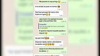 Gamer girl shares whatsapp pack, we chat casually