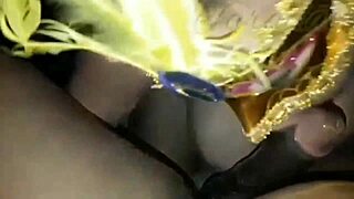 latina sucking and drinking cum from big cock.