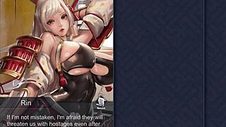 Rin moaned intensely and squirted during fingering