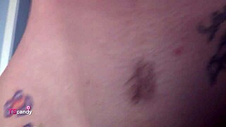 shemale milf teases cameraman with big tits solo