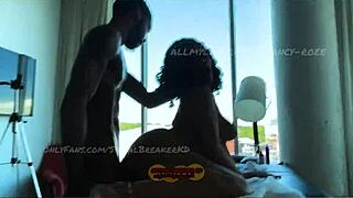 Ebony Quincy Roee Takes Big Black Cock From Spinalbreakerkd In Intense Scene