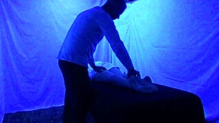 Gigi Breeze's Blacklight Massage Teases Fetish Desires