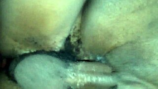 doggystyle fucking with big cock makes her pussy so creamy and wet