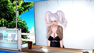 fanora's accidental shower handjob encounter