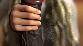 Wow, handling this huge black cock during an intense massage session!