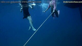 Hot girls on Tenerife in the sea evoke feelings of freedom and desire