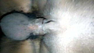 doggystyle fucking with big cock makes her pussy so creamy and wet